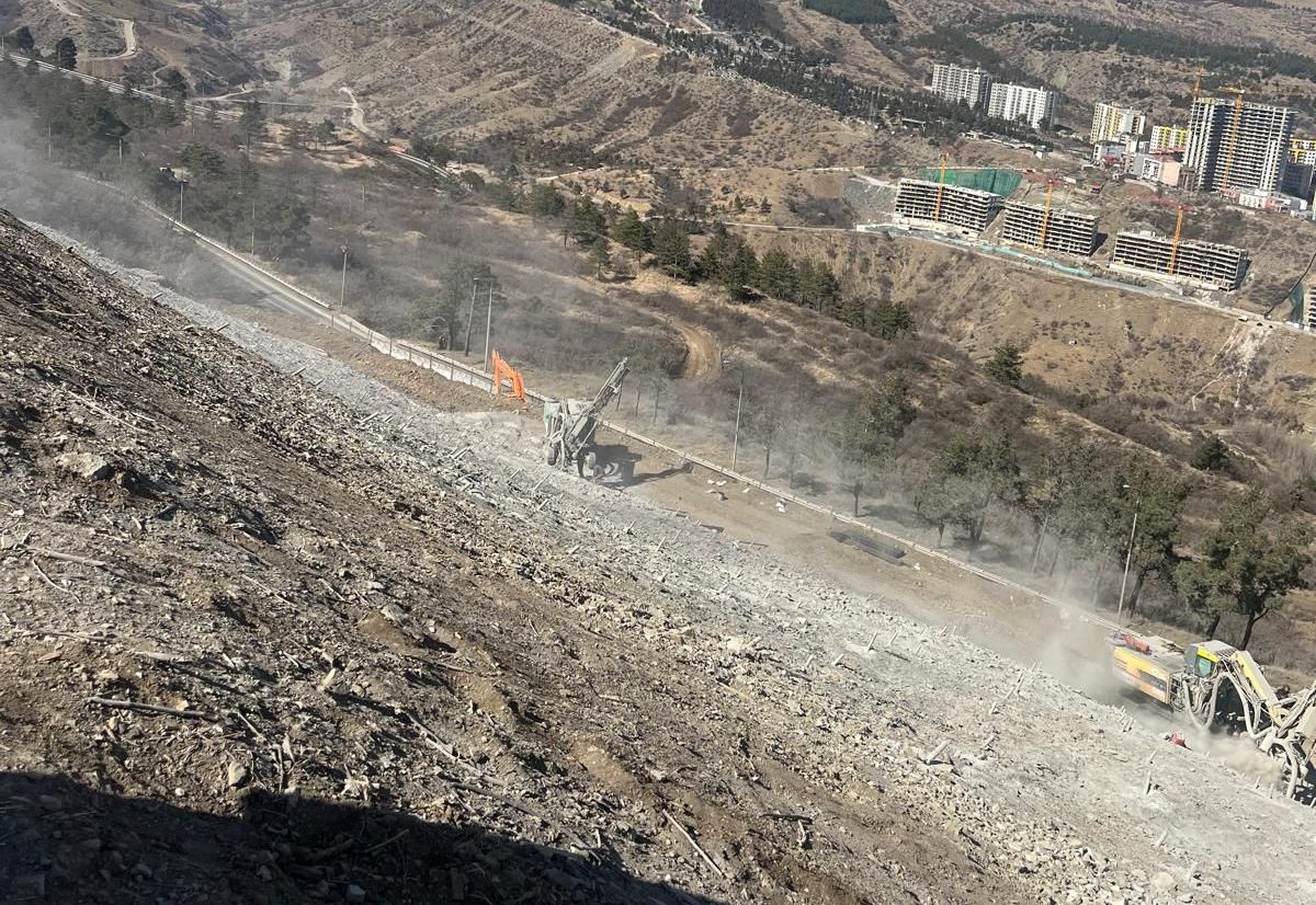 Pre-Installation Condition of the Slope