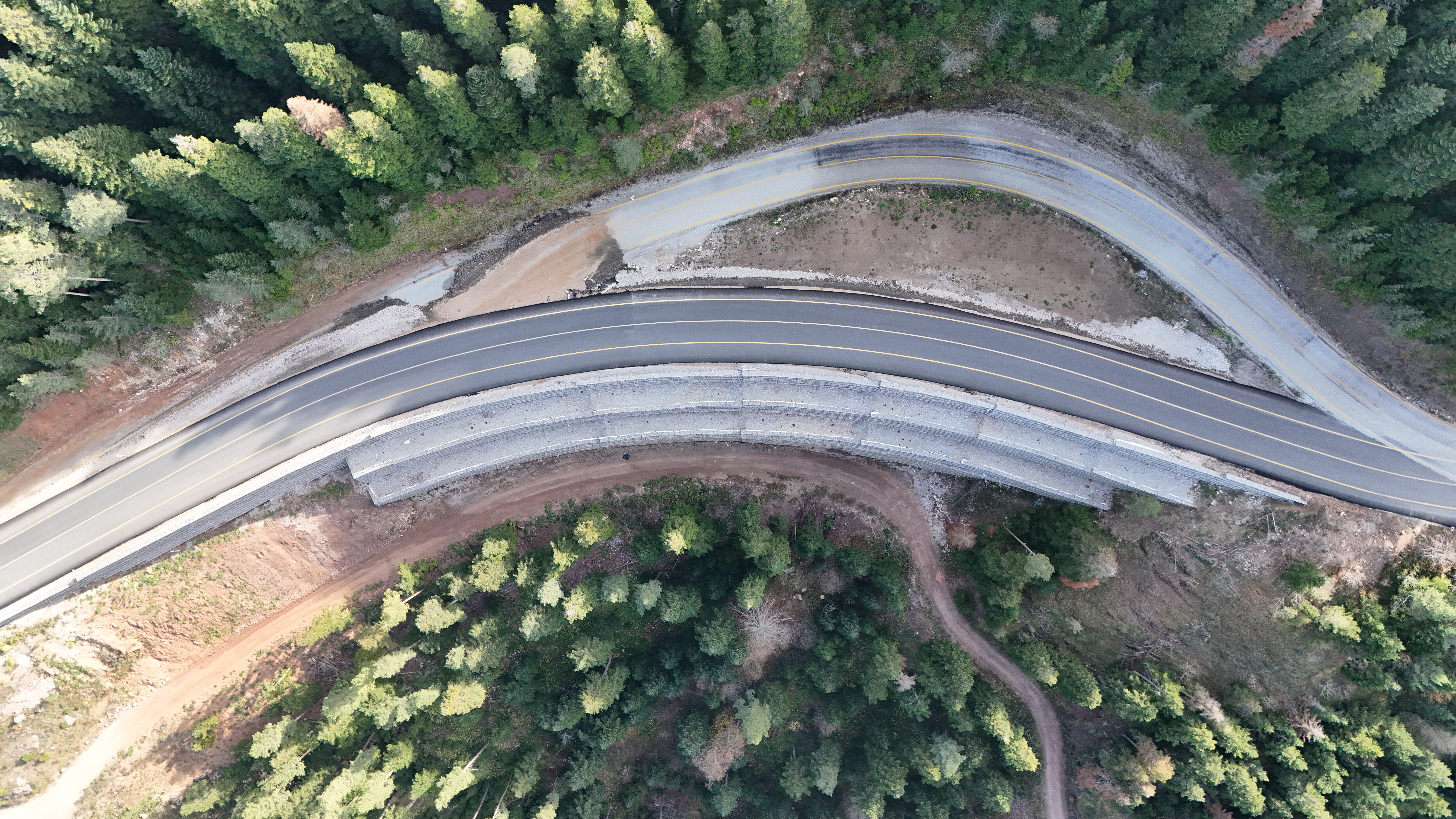Terramesh Wall From Above