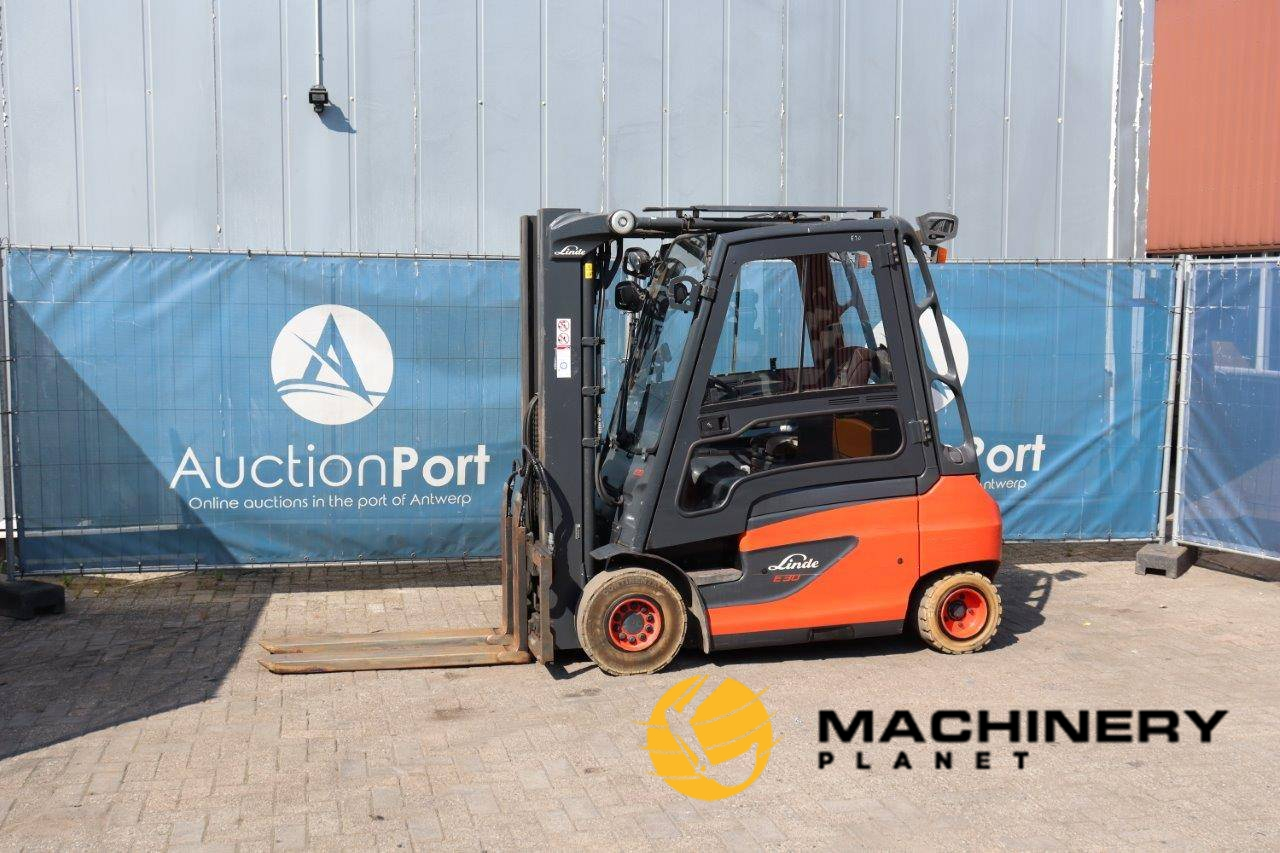 Forklift Linde E30-01 Electric 3000kg 2017 2017  image