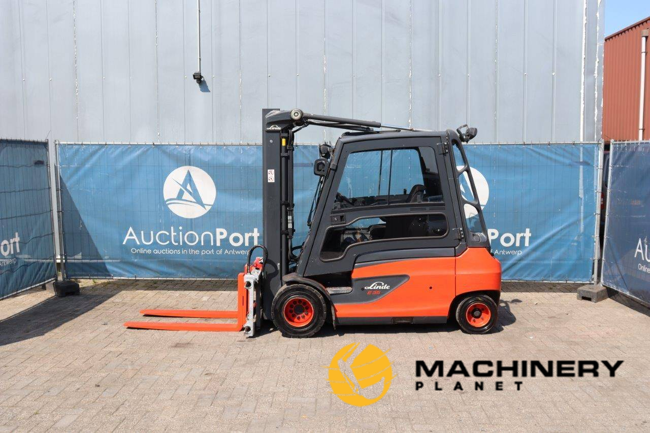 Forklift Linde E35L-01 Electric 3500kg 3.1m 2018 2018  image