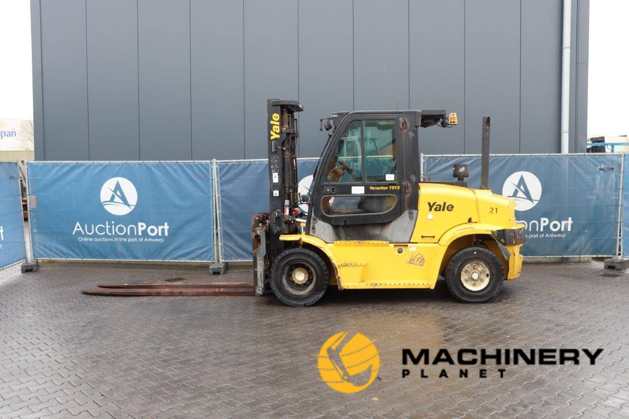 Forklift Yale GDP70VXV2740 Diesel 5670kg 3.4m 2016 2016  image