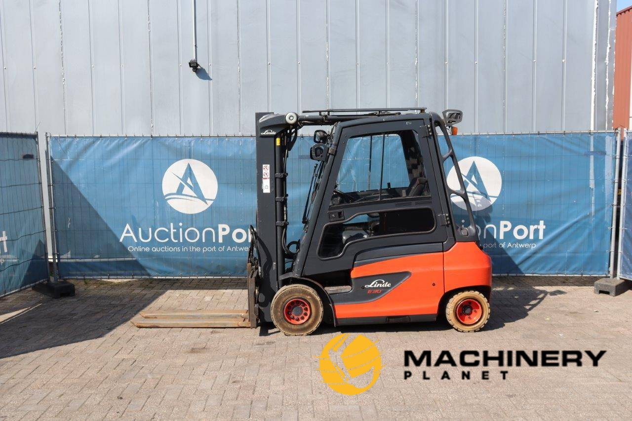 Forklift Linde E30-01 Electric 3000kg 2017 2017  image