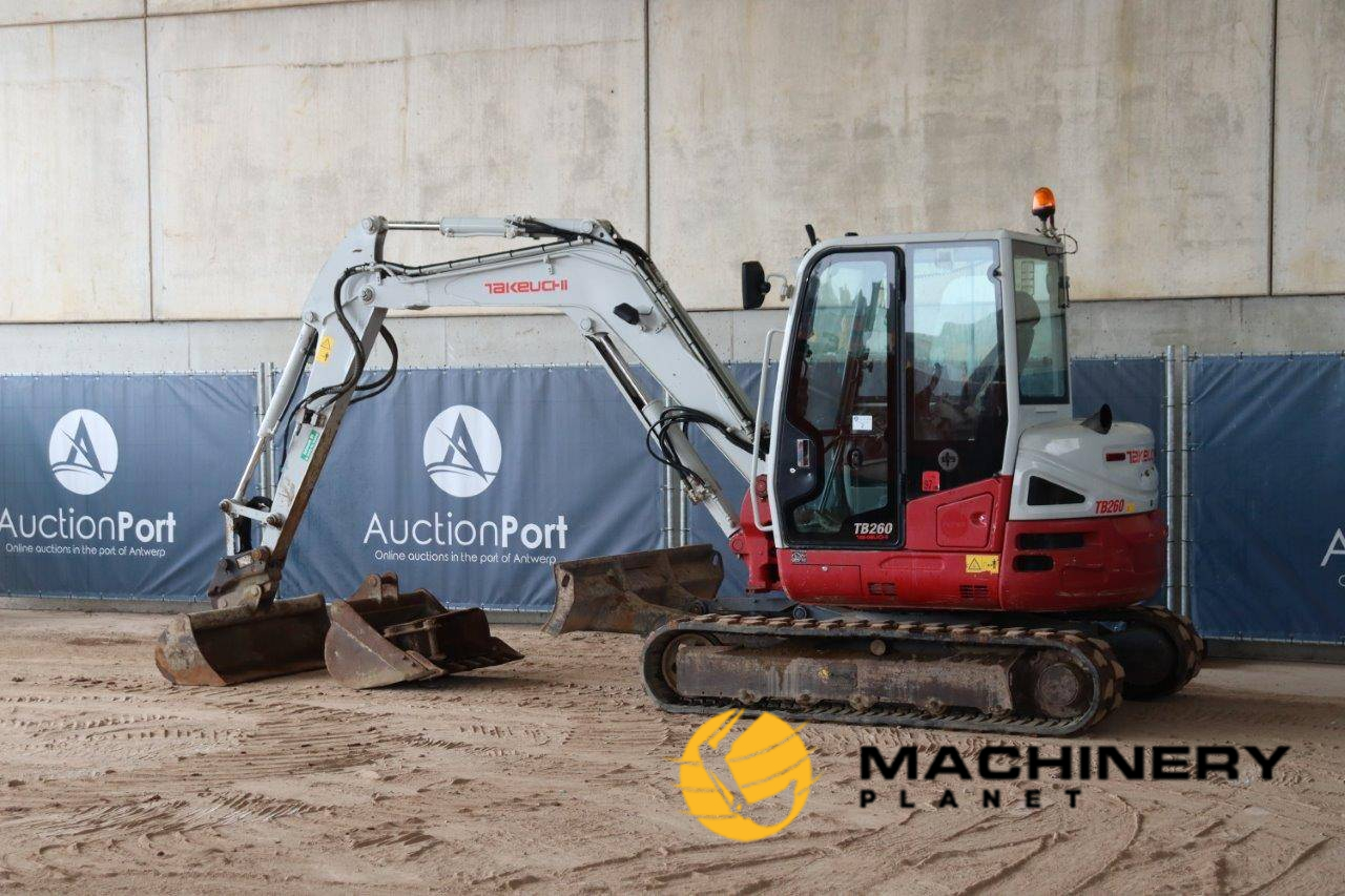 Crawler excavator Takeuchi TB260 Diesel 46.6hp 2018 2018  image