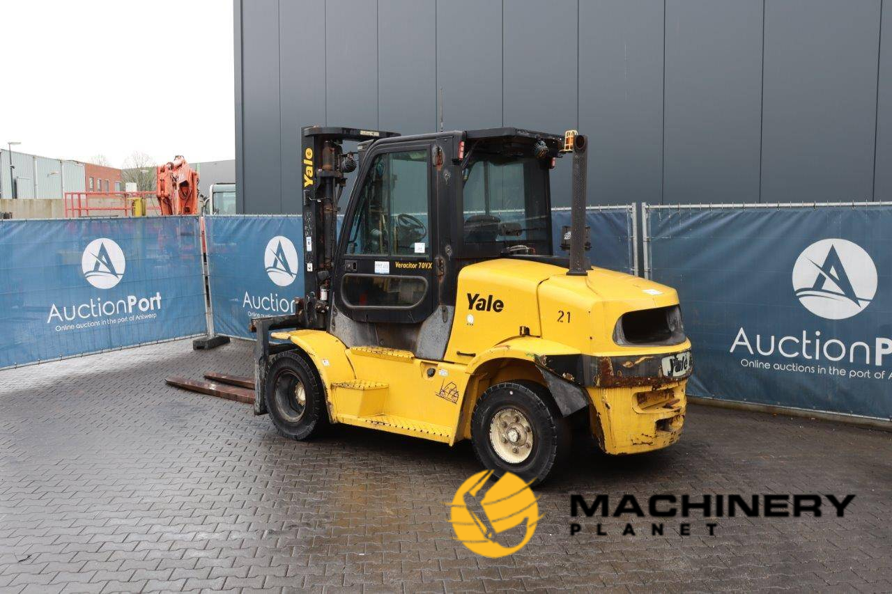 Forklift Yale GDP70VXV2740 Diesel 5670kg 3.4m 2016 2016  image