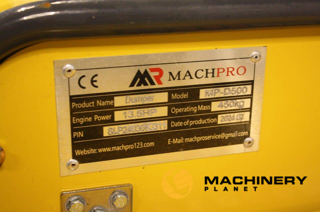 Minidumper Machpro MPD500 Diesel 13.5pk 2024 New 2024  image