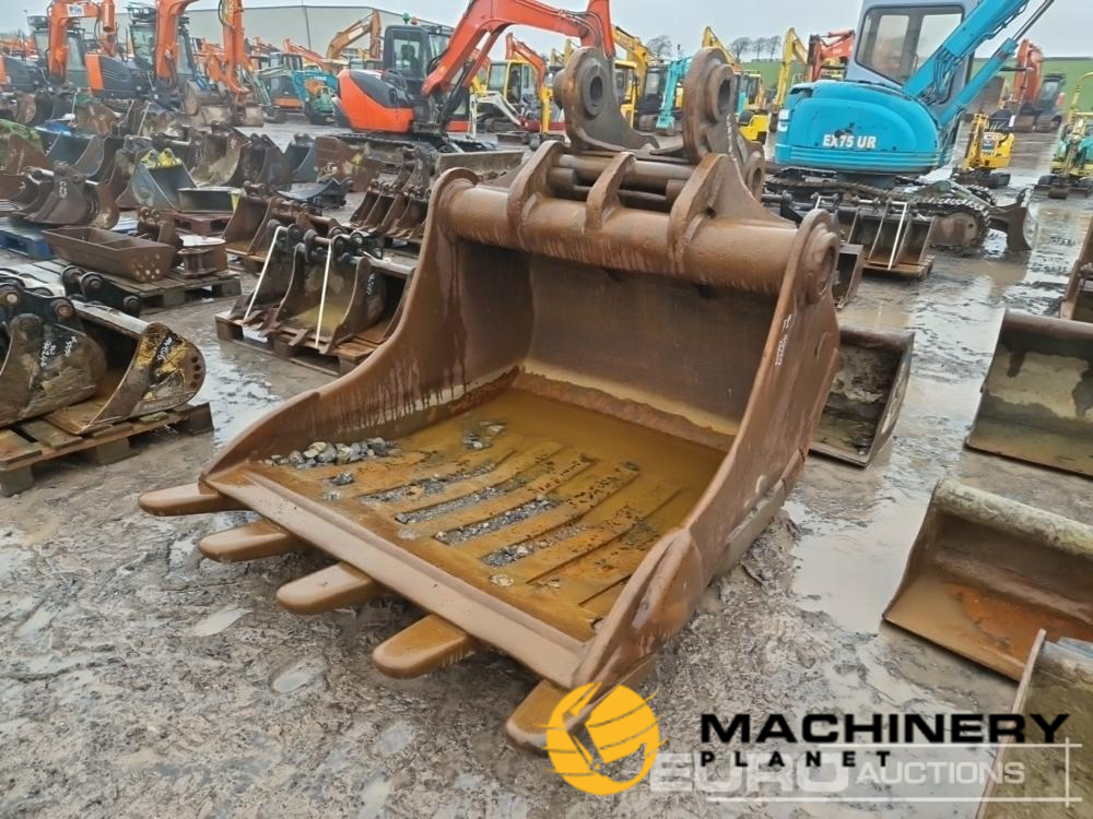 60" Gjerstad Digging Bucket & Quick Hitch 90mm Pin to suit 30 Ton Excavator  Second Hand Buckets  100295529 image