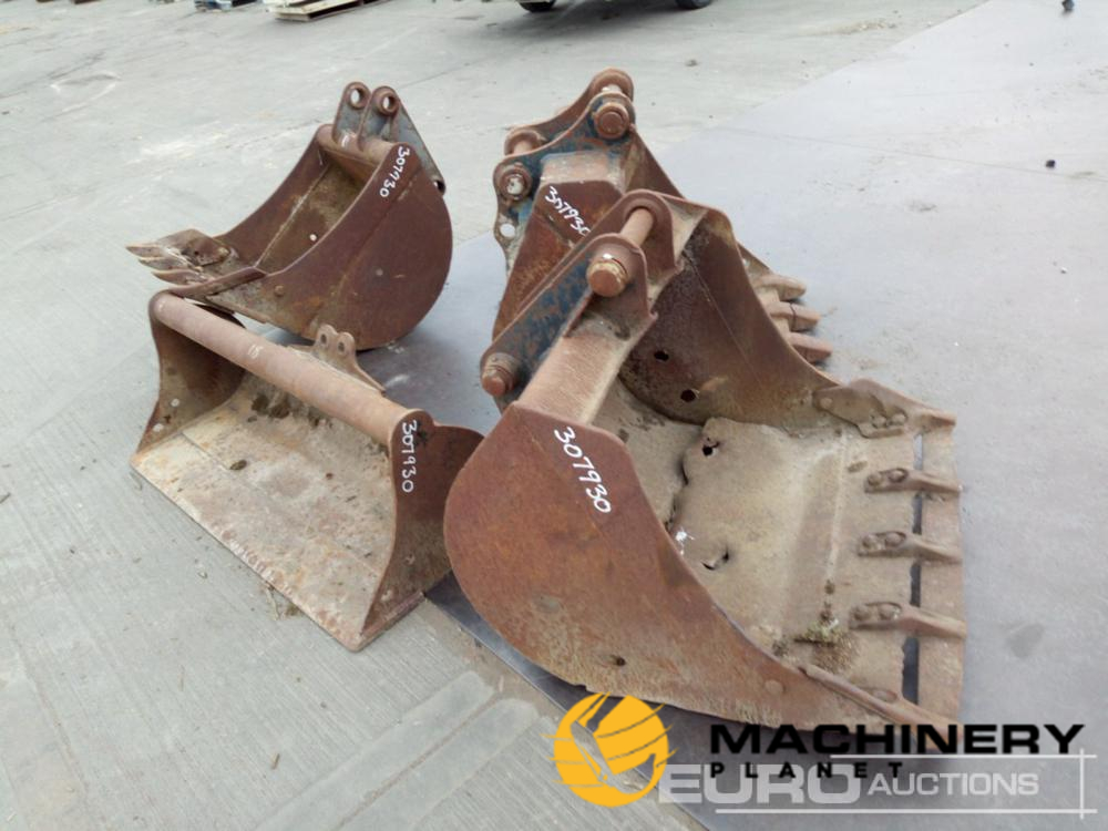 48" Ditching Bucket to suit Dedicated QH, 36", 30", 24 Digging Bucket 45/55mm Pin to suit 4-10 Ton Excavator  Second Hand Buckets  140307930