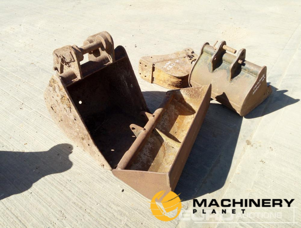 28" Ditching, 18", 16", 6" Digging Bucket 25-35mm Pin to suit Mini Excavator  Second Hand Buckets  140346241 image