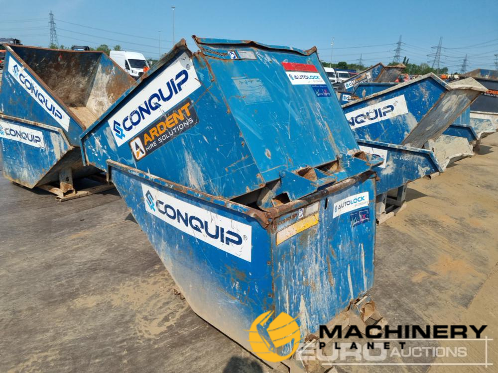 Conquip Tipping Skip to suit Forklift (2 of)  Tipping Skips  140350236 image