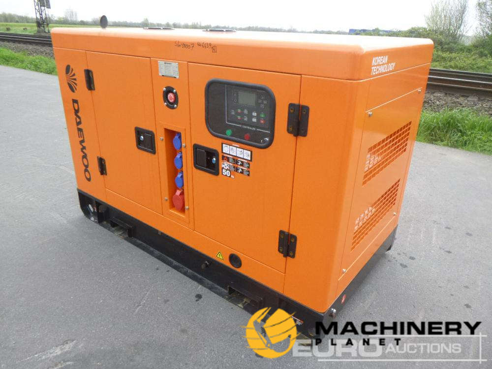 2022 Daewoo 15kVA Diesel Generator, 220/380 Volts, 3 Phase, ATS(Automatic Transfer System)  Generators 2022 200214059 image