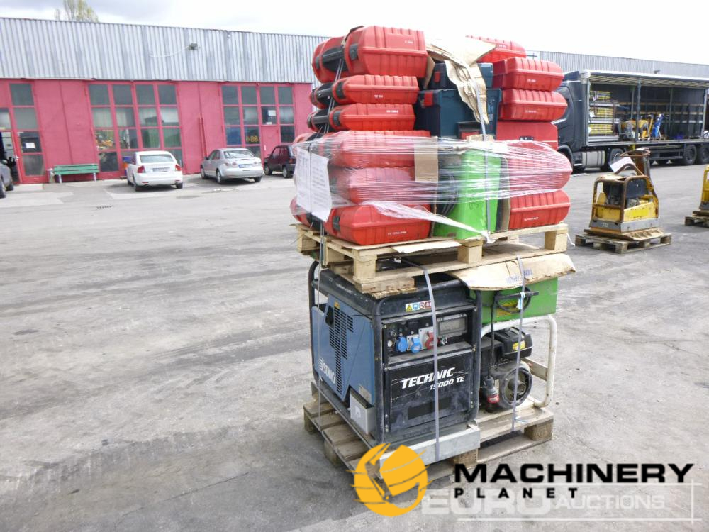 Pallet of Assorted Parts, Large Selection of Hilti Tools, Pumps, Heater  Misc Timed  200214988 image