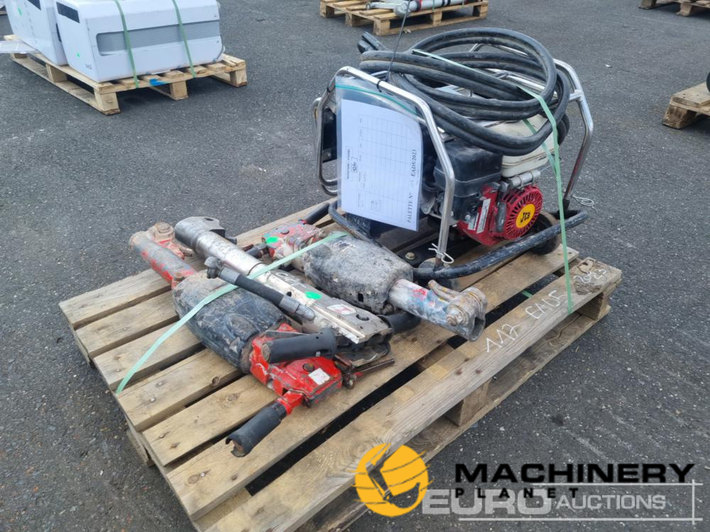 JCB Hydraulic Power Pack + 3 Paving Breaker  Asphalt / Concrete Equipment  200220352 image