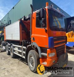 2005 GINAF X3335S 6x6, Dropside Tipper, Hiab 1560 Loading Crane, Clamshell Bucket, Auto Lube (Dutch Reg. Docs)  Tipper Trucks 2005 200197855