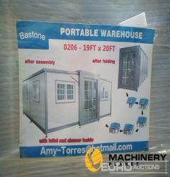 Unused 2022 Bastone 19' x 20' Expandable Office, Toilet & Shower  Containers 2022 140304601