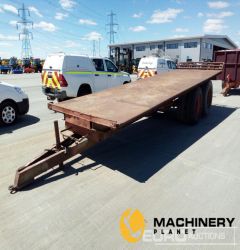 Twin Axle Draw Bar Flat Bed Trailer  Agricultural Trailers  140305936