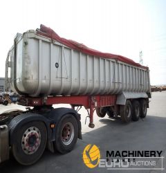 Fruehauf Tri Axle Alloy Bulk Tipping Trailer, Easy Sheet, Front Lift  Trailers - Other  140307317