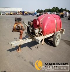 2015 Western Single Axle Plastic Water Bowser, Yanmar Pressure Washer (Spares)  Pressure Washers 2015 140307662