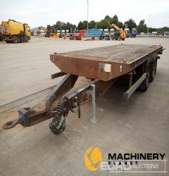 2008 Sterling Twin Axle Drawbar Flat Bed Trailer  Flat Trailers 2008 140309484