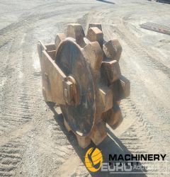 Compactor Wheel to suit Excavator, Centers 600mm, Ears 415mm, Pins 100mm  Second Hand Buckets  300043074