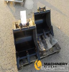 Unused 2022 Strickland 18" Digging Bucket to suit Kubota KX41 (2 of) / Cazo 450mm  New Buckets 2022 240045808