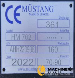 Unused 2022 Mustang HM702  Hammers 2022 200201256