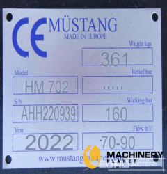 Unused 2022 Mustang HM702  Hammers 2022 200201257