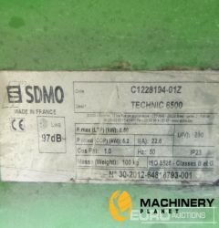 SDMO 6.5kVA Petrol Generator  Generators  200201213
