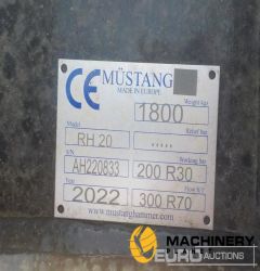 Unused 2022 Mustang RH20  Hydraulic Excavator Attachments 2022 240045743