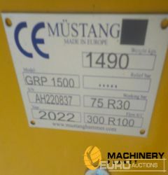 Unused 2022 Mustang GRP1500  Hydraulic Excavator Attachments 2022 240045747