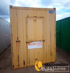 28' x 9' AV ECO 12v Flat Sided 8 x Person Self-Contained Welfare Unit c/w Separate Office, Mains Flushing Toilet, 2 x UPVC Windows, Low Level Lifting Points, FLT Pockets, Stephill Super Silenced Generator  Containers  140315244