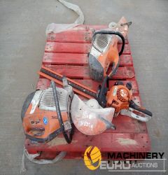 Stihl Petrol Quick Cut Saw (2 of) Petrol Hedge Trimmer  Miscellaneous  140315379