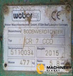 2015 Weber CR7 CCD  Asphalt / Concrete Equipment 2015 200202426