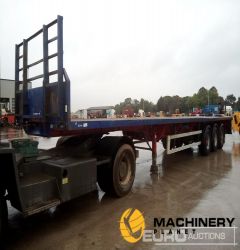 Dennison Tri Axle Extendable Flat Bed Trailer  Flat Trailers  140316910