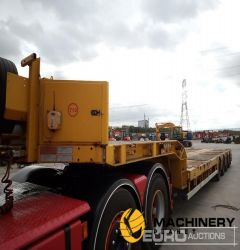 2008 Doll 4 Axle Step Frame Low Loader Trailer, Extending Bed, Power Steered  Low Loaders 2008 140317527