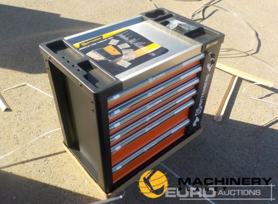 Unused Huttenberg Tools Troller 220Pieces, Complete with Tools, 6 Drawers /  Carro Porta Herramientas Completo, 6 Cajones Garage Equipment Day 1 Ring 1  240047028 for Sale and Rent Online