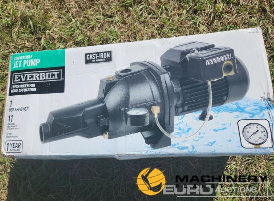 1 HP Everbilt 11 GPM Cast Iron Jet Pump Garage Equipment Day 2