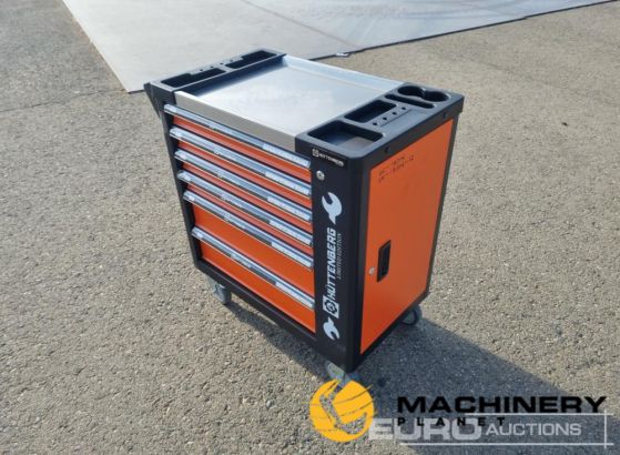 Unused Germany Tools Troller 220Pcs, Complete with Tools, 6 Drawers / Carro  Porta Herramientas Completo, 6 Cajones Garage Equipment Day 1 Ring 1  240051019 for Sale and Rent Online