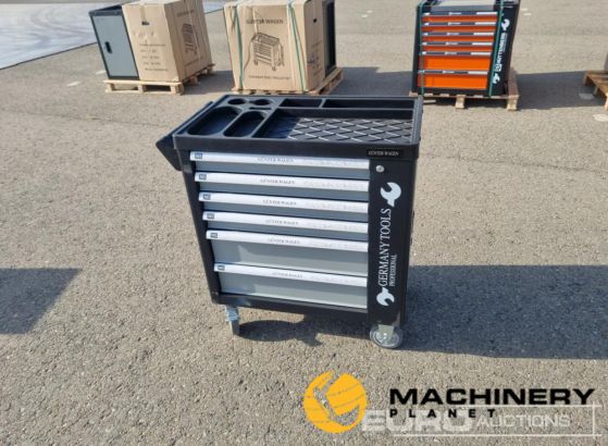 Unused Germany Tools Troller 220Pcs, Complete with Tools, 6 Drawers / Carro  Porta Herramientas Completo, 6 Cajones Garage Equipment Day 1 Ring 1  240051004 for Sale and Rent Online