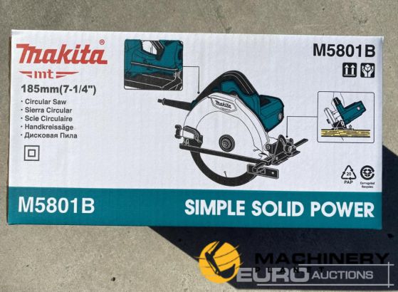 Sierra Electrica Circular 7 1/4 1050W Mt M5801B Makita