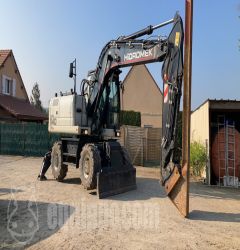 Hidromek HMK 140 W Wheeled Excavator wheeledexcavators