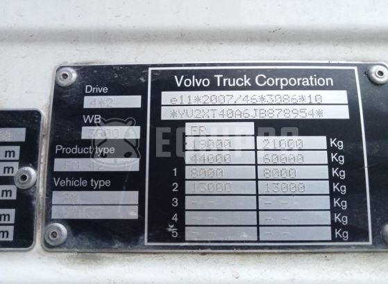 Volvo FMx 500 (without trailer) Tractor Unit tractor units for