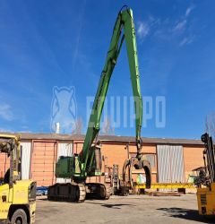 Sennebogen 850R with hydraulic rotating grapple Material Handling Excavator materialhandlingexcavators