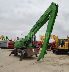 Sennebogen 825 with hydraulic rotating grapple Material Handling Excavator materialhandlingexcavators