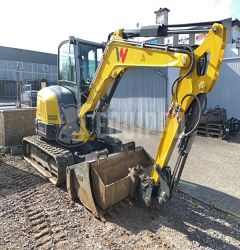 Wacker Neuson EZ50 with 3 buckets Mini Excavator  < 7t miniexcavators