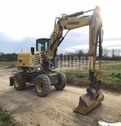 Yanmar B110W (under constructor's guarantee) Wheeled Excavator wheeledexcavators