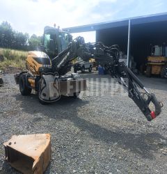 Mecalac 9MWR with 4 buckets Wheeled Excavator wheeledexcavators