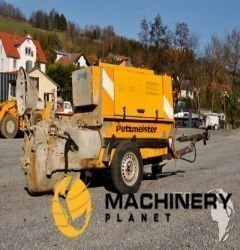 Concrete floor screed machine used concrete pump Putzmeister