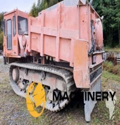 Lime cement spreaders in track carrier Morooka MST 2200 dumper