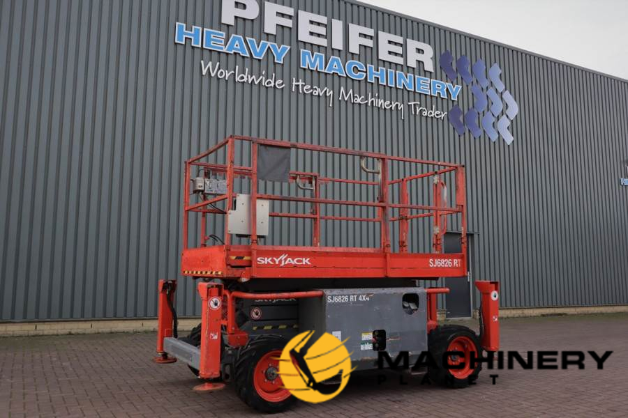 Skyjack SJ6826 Diesel, 4x4 Drive, 10m Working Height, 567k 2014 SKYJACK - SJ6826 - 62022 image