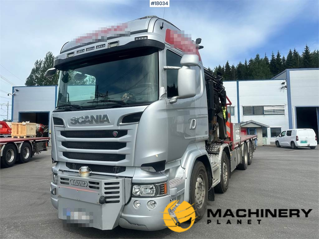 Scania R730 8x2 Crane truck w/ 85 t/m HIAB crane w/ Jib. 2016 18034 image